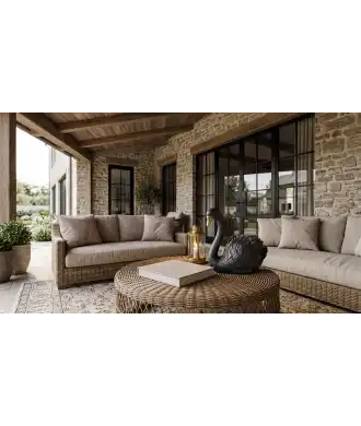 Cigno nero in resina 1 — Decorazione Luxury | Maison Imperiale
