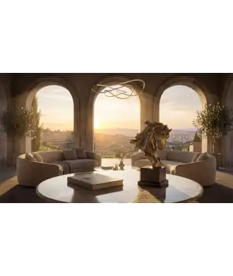 Scultura testa di cavallo 1 — Decorazione Luxury | Maison Imperiale