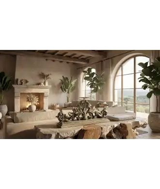 Triplo-candeliere barocco 1 — Decorazione Luxury | Maison Imperiale
