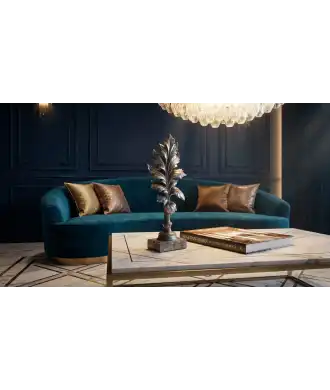 Ornement Décor ajourée plume 1 —  Décoration Luxury | Maison Imperiale