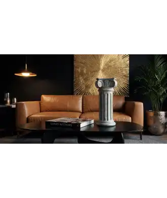 Grand Colonne Décorative Vert & Or —  Décoration Luxury | Maison Imperiale