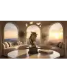 Scultura testa di cavallo 3 — Decorazione Luxury | Maison Imperiale