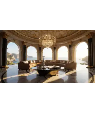 Candeliere Decorativo Pavone 2 — Decorazione Luxury | Maison Imperiale