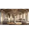 Colonna Decorativa Oro Pallido 2 — Decorazione Luxury | Maison Imperiale