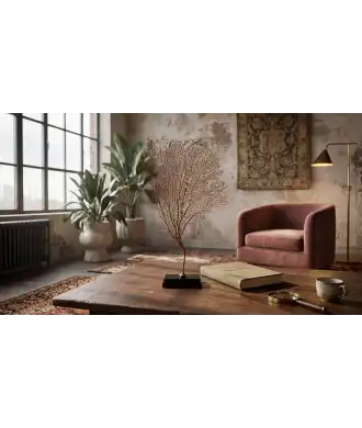 Gorgone Corail Moyen 1 —  Décoration Luxury | Maison Imperiale
