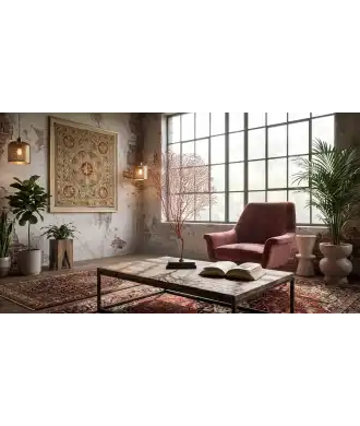 Gorgone Corail Moyen 2 —  Décoration Luxury | Maison Imperiale