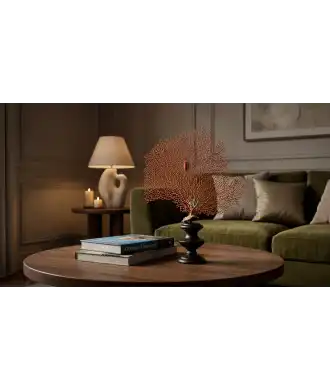 Gorgone Corail Petite 2 —  Décoration Luxury | Maison Imperiale