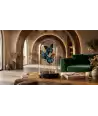 Papillons Bleus sous Cloche en Verre —  Décoration Luxury | Maison Imperiale