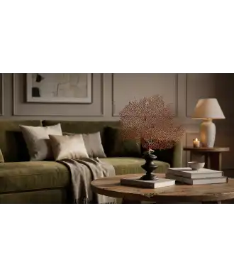 Gorgone Corail Petite —  Décoration Luxury | Maison Imperiale