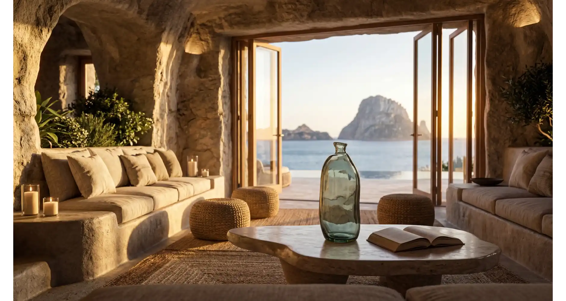 Vaso in Vetro Riciclato Quattro — Decorazione Luxury | Maison Imperiale