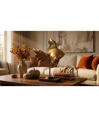 Pesce Oro Sinuoso piccolo — Decorazione Luxury | Maison Imperiale
