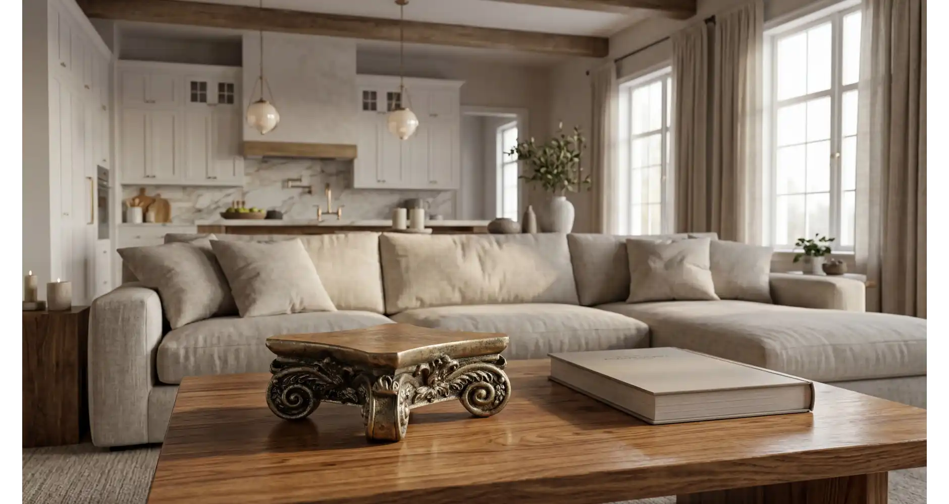 Capitello-piedistallo grande — Decorazione Luxury | Maison Imperiale