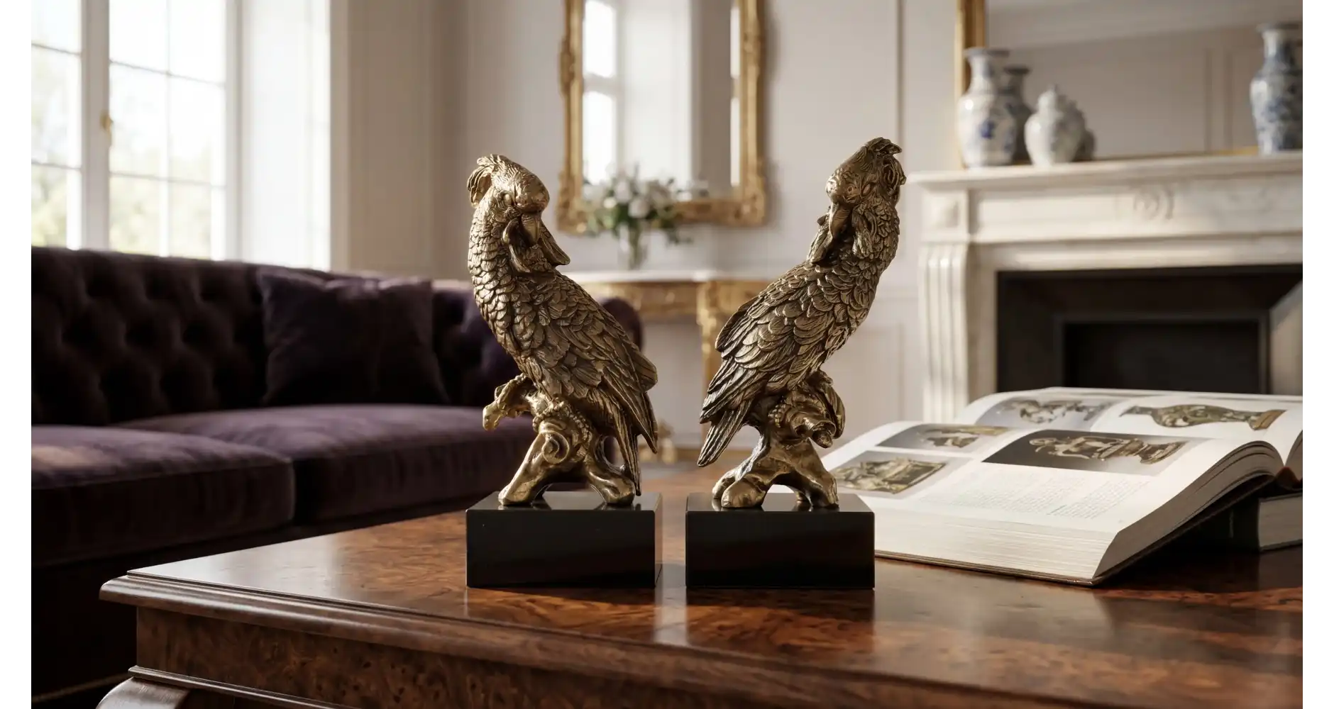 Sculpture perroquets —  Décoration Luxury | Maison Imperiale
