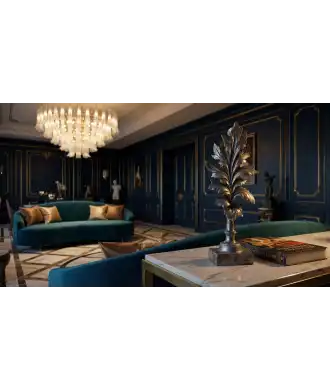 Ornement Décor ajourée plume —  Décoration Luxury | Maison Imperiale