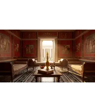 Grande Bougie Baroque en Cire d’Abeille 2 —  Décoration Luxury | Maison Imperiale