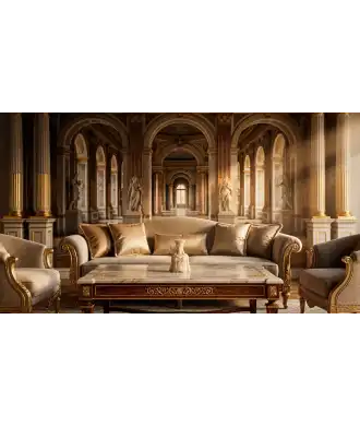 Bougie Caryatide Demi-Buste en Cire d’Abeille 1 —  Décoration Luxury | Maison Imperiale