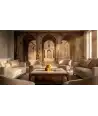 Bougie Chapiteau Ivoire en Cire d’Abeille 1 —  Décoration Luxury | Maison Imperiale