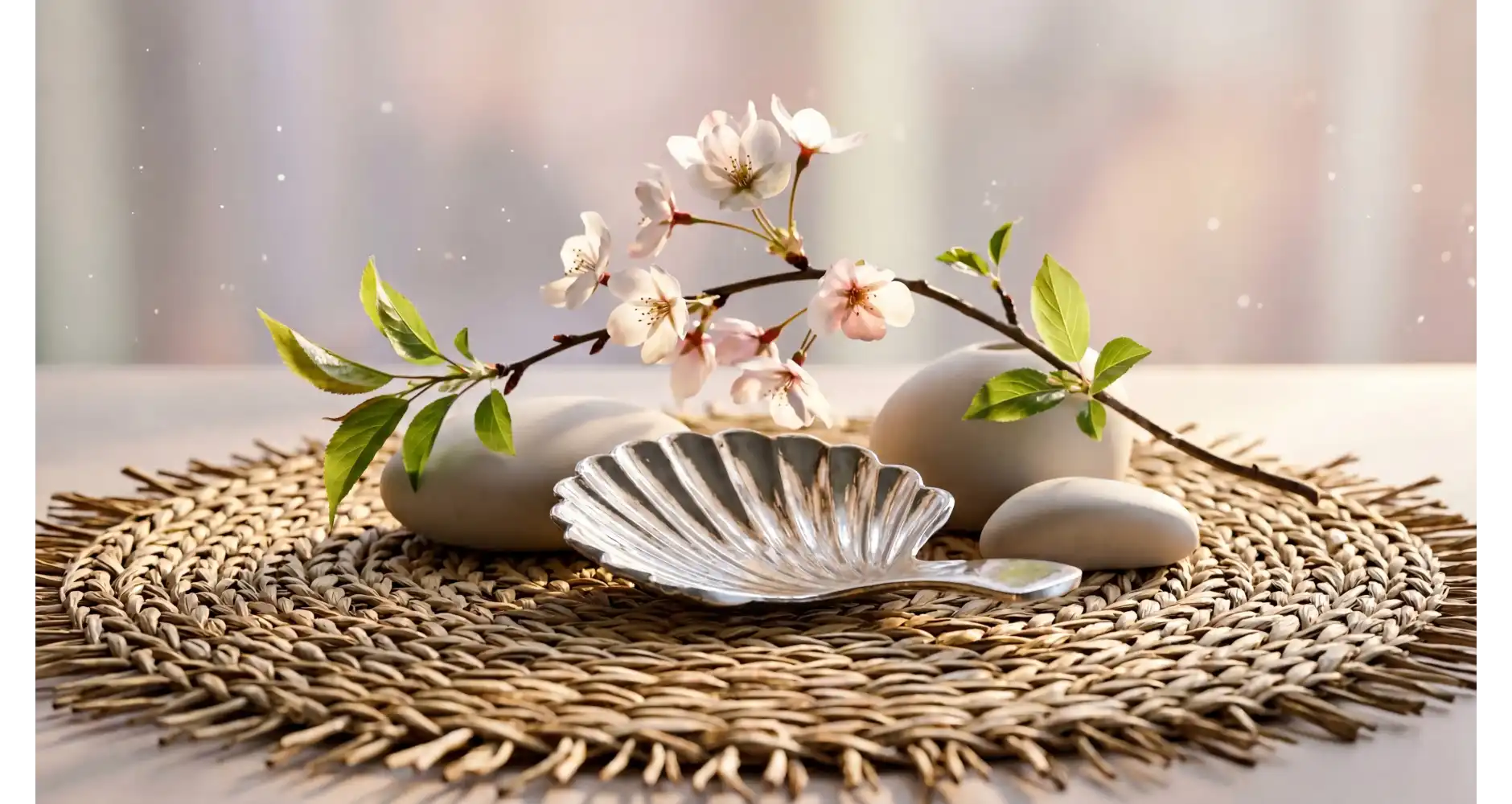 Silver Tea Scoop shell —  Decoration Luxury | Maison Imperiale