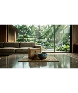Chawan – Tasse pour Matcha bleu clair 1 —  Décoration Luxury | Maison Imperiale