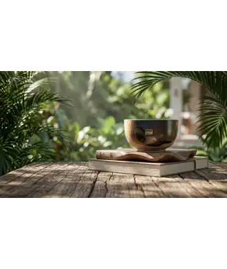 Chawan – Tazza per Matcha Ocra 2 — Decorazione Luxury | Maison Imperiale