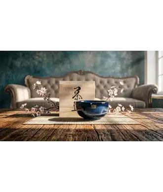 Chawan – Matcha Bowl blue 1 —  Decoration Luxury | Maison Imperiale