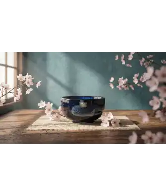 Chawan – Tasse pour Matcha bleue —  Décoration Luxury | Maison Imperiale