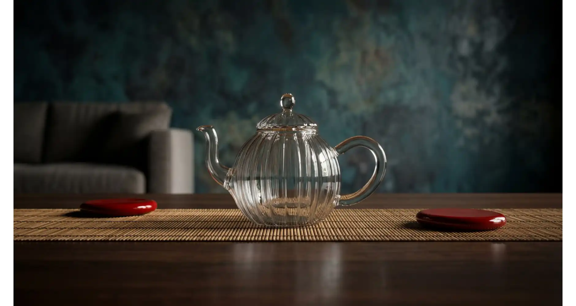 Thermal-Resistant Glass Teapot medium —  Decoration Luxury | Maison Imperiale