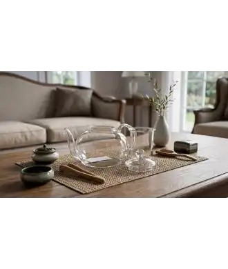 Grande Teiera in Vetro Termoresistente 1 — Decorazione Luxury | Maison Imperiale