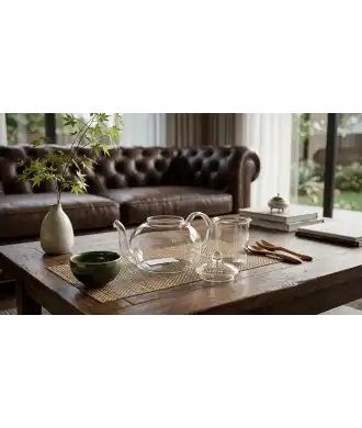 Thermo-Resistant Big Glass Teapot 2 —  Decoration Luxury | Maison Imperiale