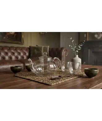 Grande Teiera in Vetro Termoresistente — Decorazione Luxury | Maison Imperiale