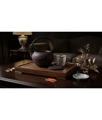 Teiera ghisa Oitomi  Viola 1 — Decorazione Luxury | Maison Imperiale