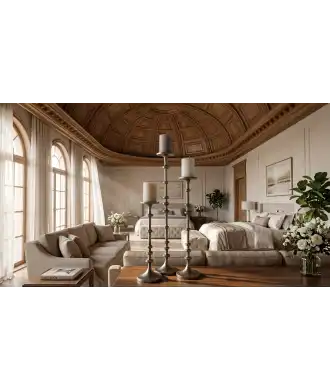 Candeliere piccolo in Ottone — Decorazione Luxury | Maison Imperiale