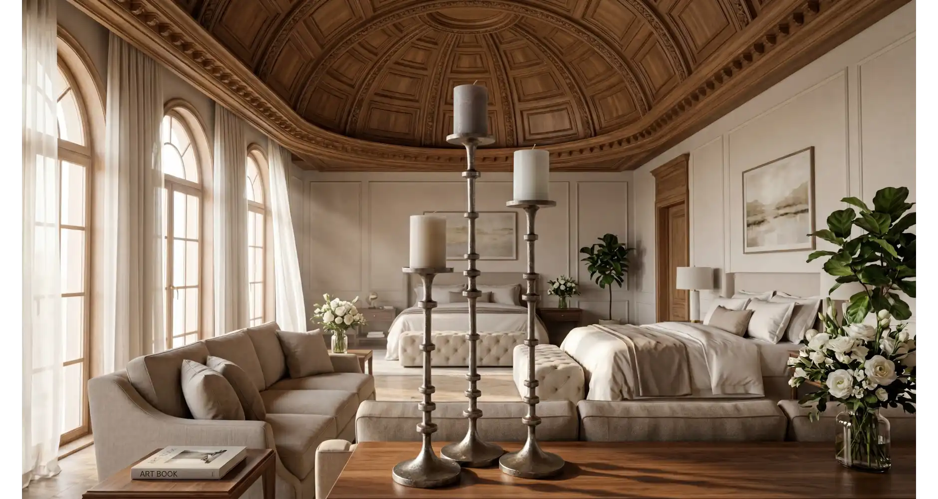 Petit Bougeoir en Laiton —  Décoration Luxury | Maison Imperiale