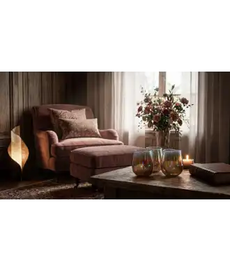 Photophore Orange Irisés 2 —  Décoration Luxury | Maison Imperiale