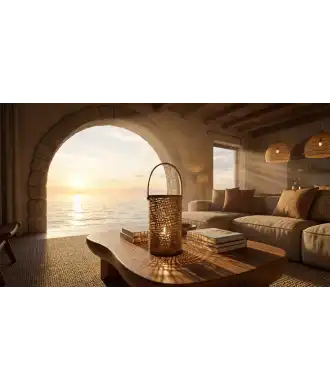 Medium Copper Lantern —  Decoration Luxury | Maison Imperiale