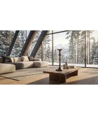 Bougeoir Classique Or Antique —  Décoration Luxury | Maison Imperiale