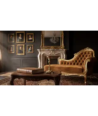 Bougeoir Baroque Or Antique 2 —  Décoration Luxury | Maison Imperiale