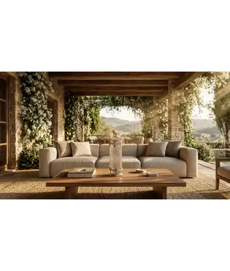 Lanterne Vintage Or Antique & Verre 2 —  Décoration Luxury | Maison Imperiale