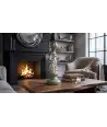Bougeoir Léopard Vert Beige & Or 2 —  Décoration Luxury | Maison Imperiale