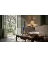 Bougeoir Perroquet Bleu & Or 2 —  Décoration Luxury | Maison Imperiale