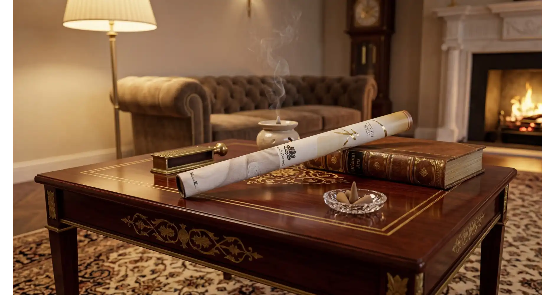 Incenso Giapponese Santal Blanc lungo — Decorazione Luxury | Maison Imperiale