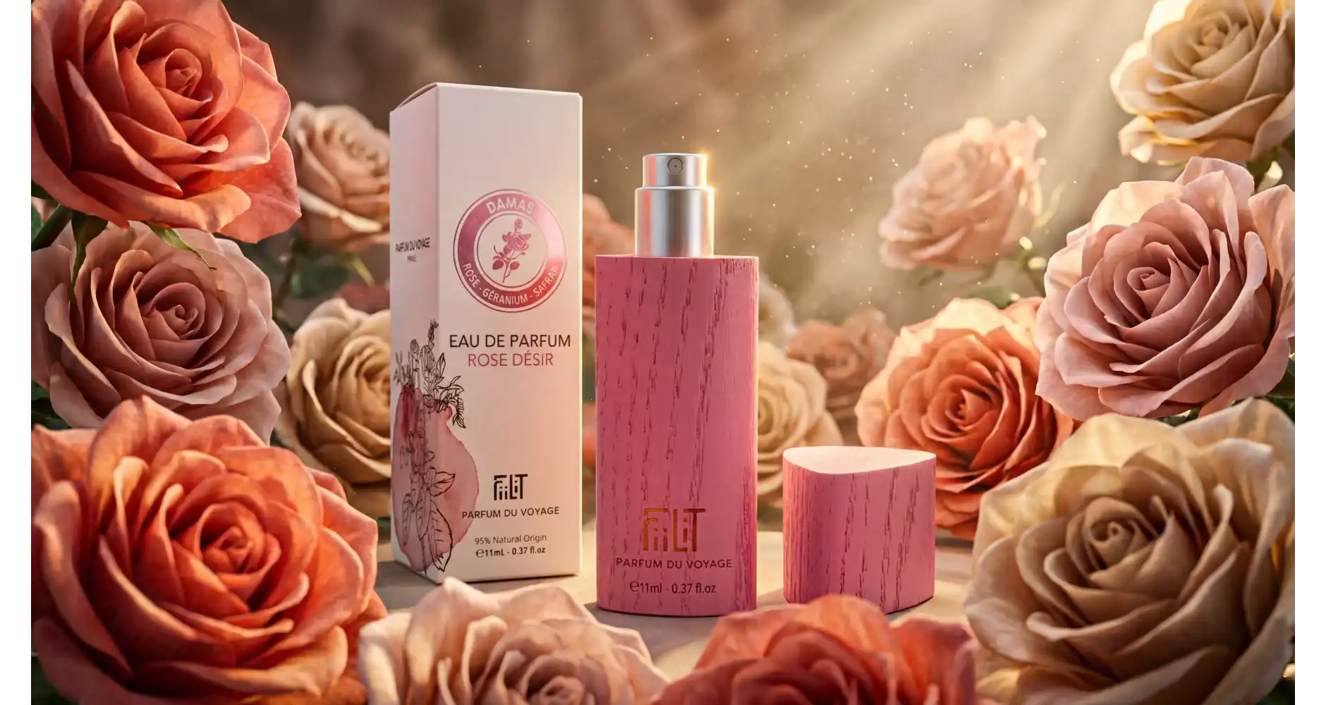 Rose Désir Eau de Parfum 11 ml Rosa Elegante — Luxury | Maison Imperiale