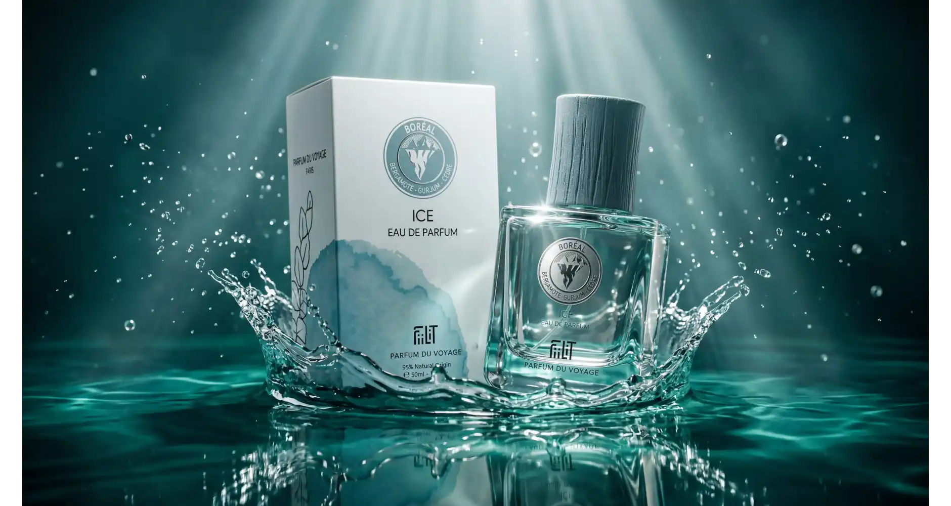 Ice Eau de Parfum 50 ml fresco ambrato‑legnoso — Luxury | Maison Imperiale