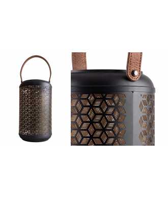 Lanterne Ethnique Métal et Cuir 5 —  Décoration Luxury | Maison Imperiale
