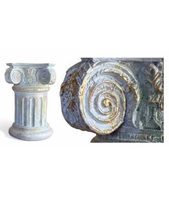 Colonne Décorative Vert & Or 7 —  Décoration Luxury | Maison Imperiale