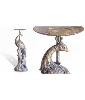 Bougeoir Paon Antique