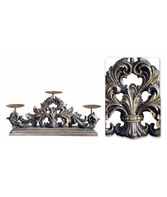 Chandelier baroque triple 6 —  Décoration Luxury | Maison Imperiale