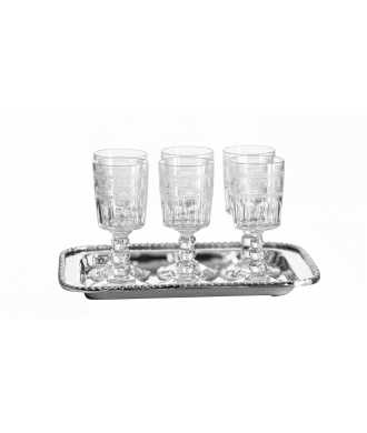 Rectangular Silver Decorative Tray