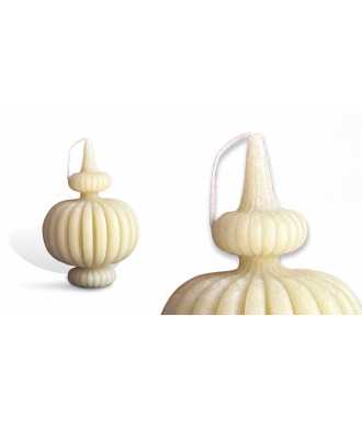 Piccola Candela Barocca in Cera d’Api Naturale 9 — Decorazione Luxury | Maison Imperiale