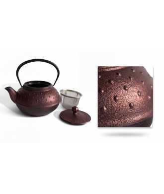 Théière en fonte Oitomi Prune